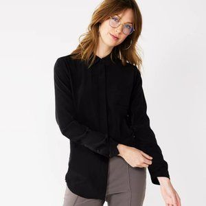 Women's Nine West Drapey Button Down Shirt NWT Size XL